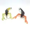 Multi jointed hard fishing prawn lure red wiggler