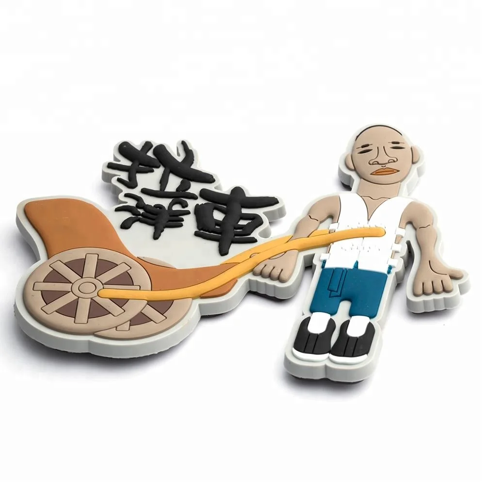 Custom rubber 3d soft pvc fridge magnet