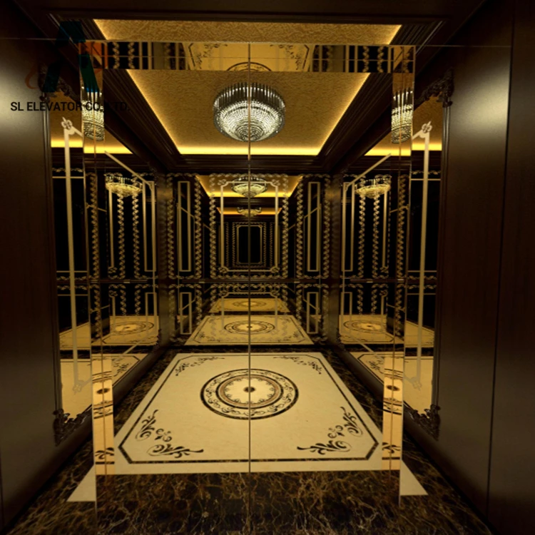 Indoor residential elevator cheap villa passenger elevator high quality for house villa 