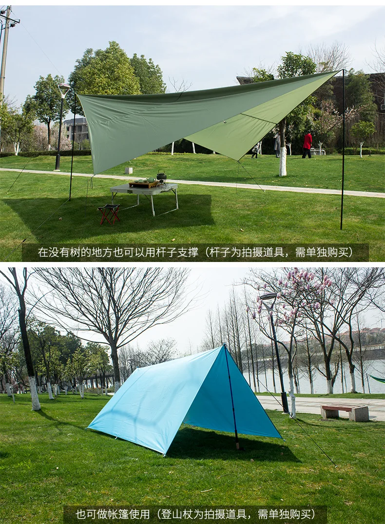 Toestemming Kloppen Rechtzetten Outdoor Camping Bos Waterdicht Zonnescherm Bescherming Luifel Tarp - Buy  Camping Canopy,Sun Shade,Camping Tarp Product on Alibaba.com