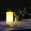 rechargeable cordless led restaurant table lamp