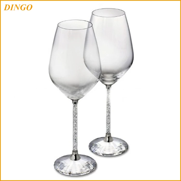 Cylinder Champagne Glass Wedding Toasting Wine Glasses Wholesale