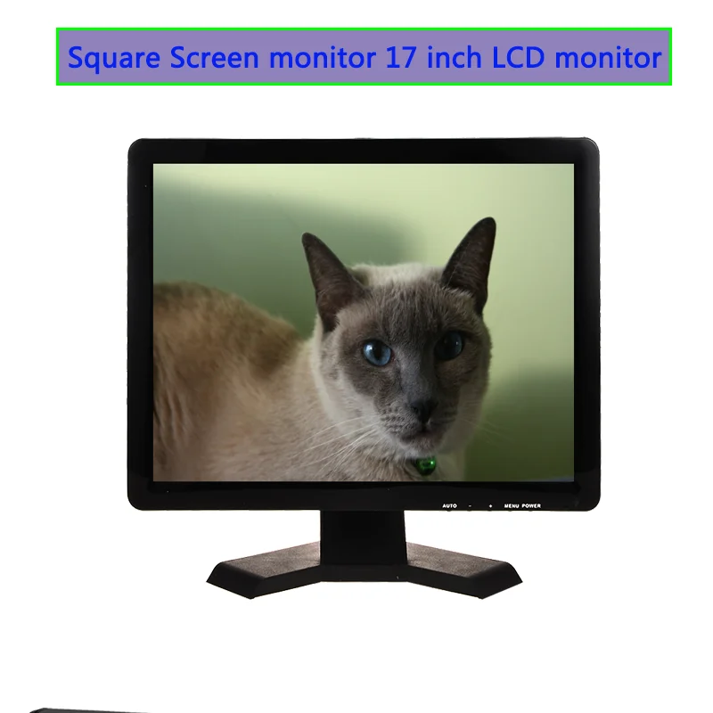 Square 17 Inch Lcd Monitor 43 With Vga Hdmied Input 17" Lcd Computer