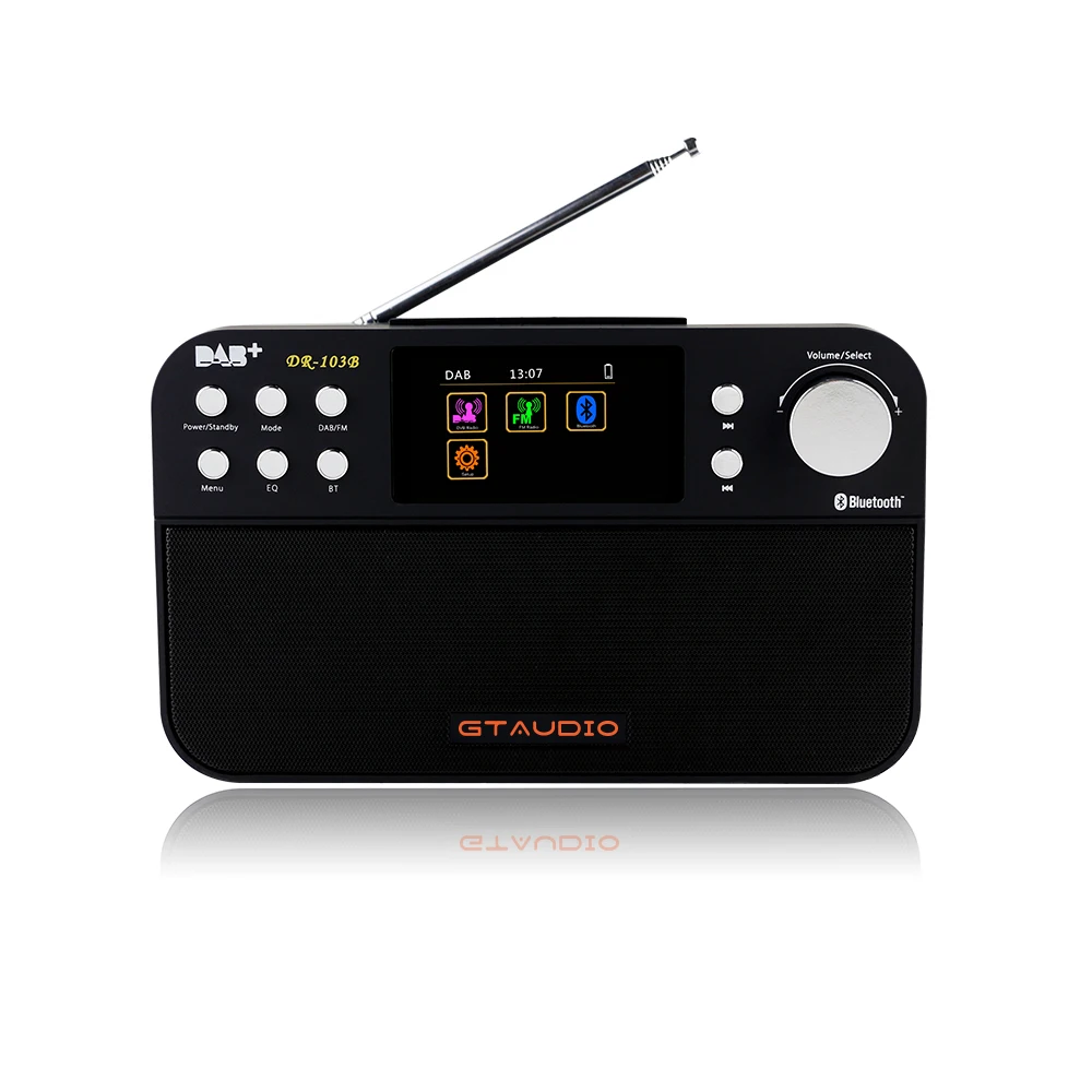 新来的 dab   fm 收音机 gt 媒体 d1 支持 bt/tf 卡/aux 数字播放器