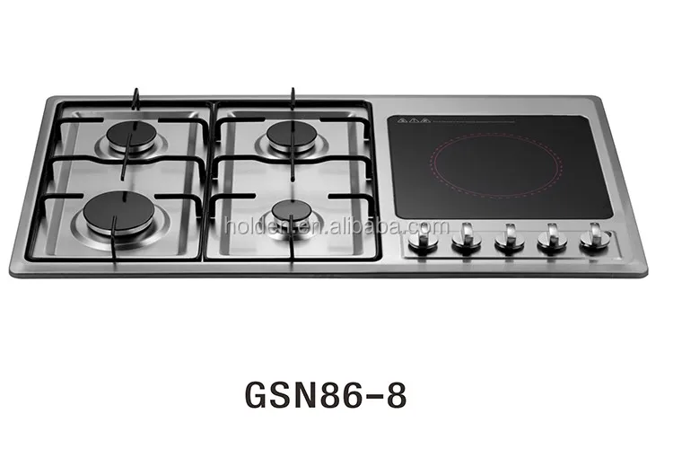 Gsn86 8 Kitchen Equipment 5 Burner Gas Hob And Electric Cooktops 2