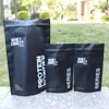 custom logo printed dry food packaging coffee powder moisture proof food grade zipper bag