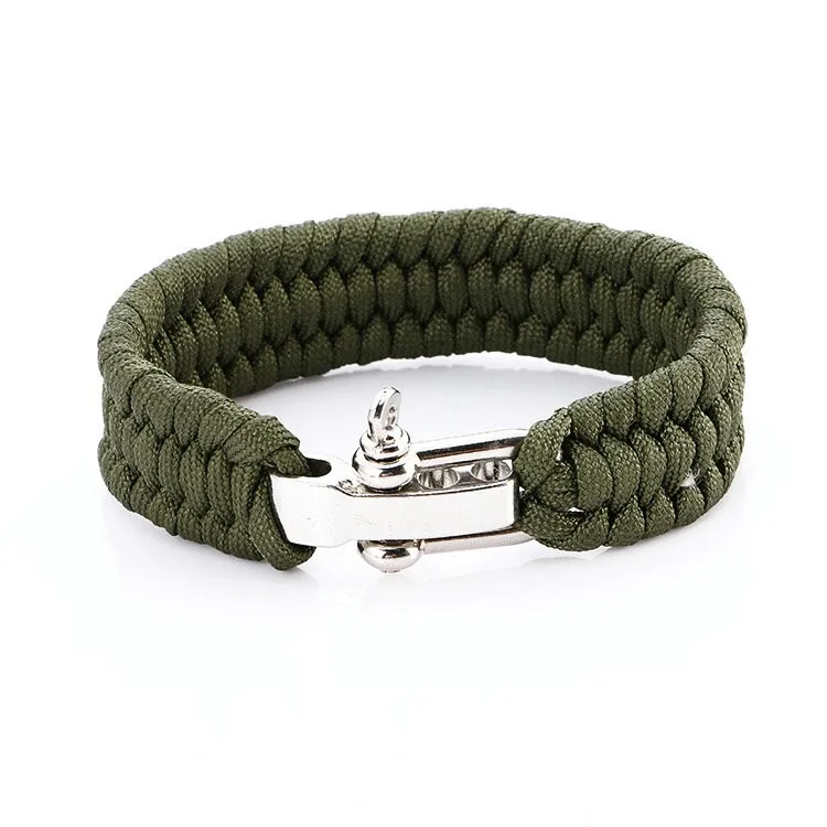 Adjustable Umbrella Rope Bracelet Outdoor Emergency Survival Climbing