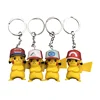 2019 new design a set Pikachu cartoon doll PVC keychain custom logo