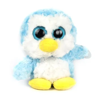 penguin stuffed animal blue