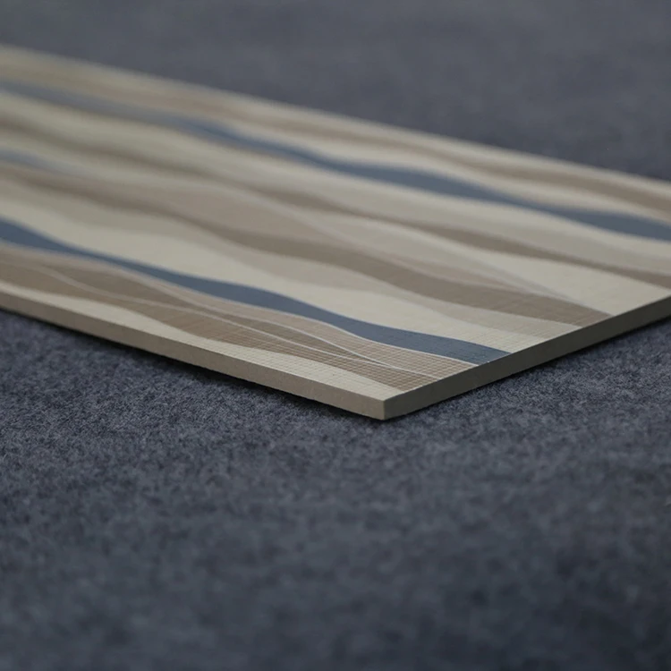 New Hot Selling Products Blue Wave Glass Tile 3d Ceramic Wall Tile