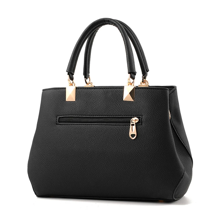 2019 big Fashion lady pu luxury genuine leather handbags for women