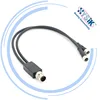 Sensor/actuator distribution cable Y style 2xM8 socket to M12 plug