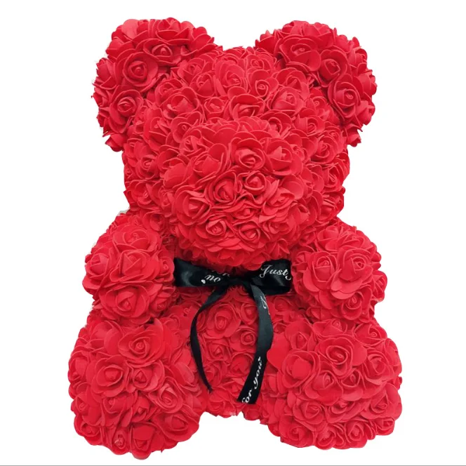 teddy bear foam roses