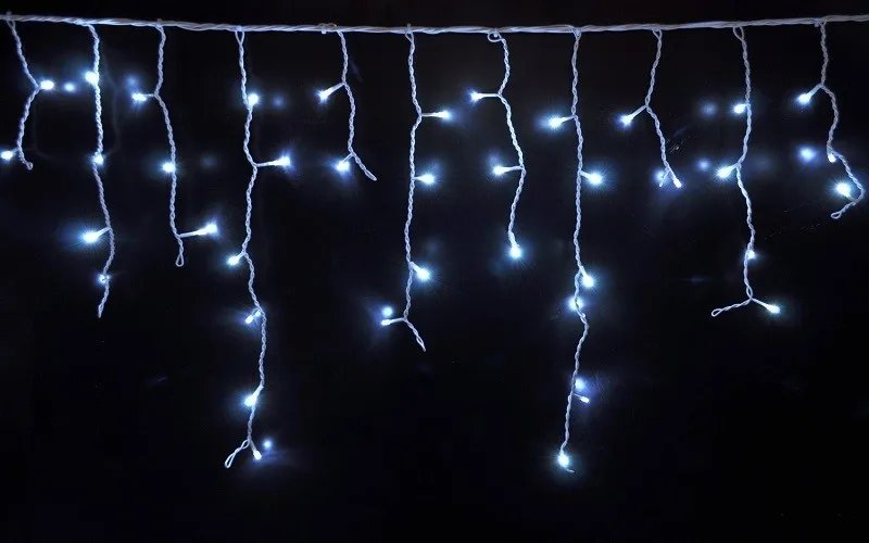 Led Dripping Icicle Christmas Lights For Exterior Christmas Decoration