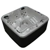 China supplier big size freestanding jet massage hot tub spa