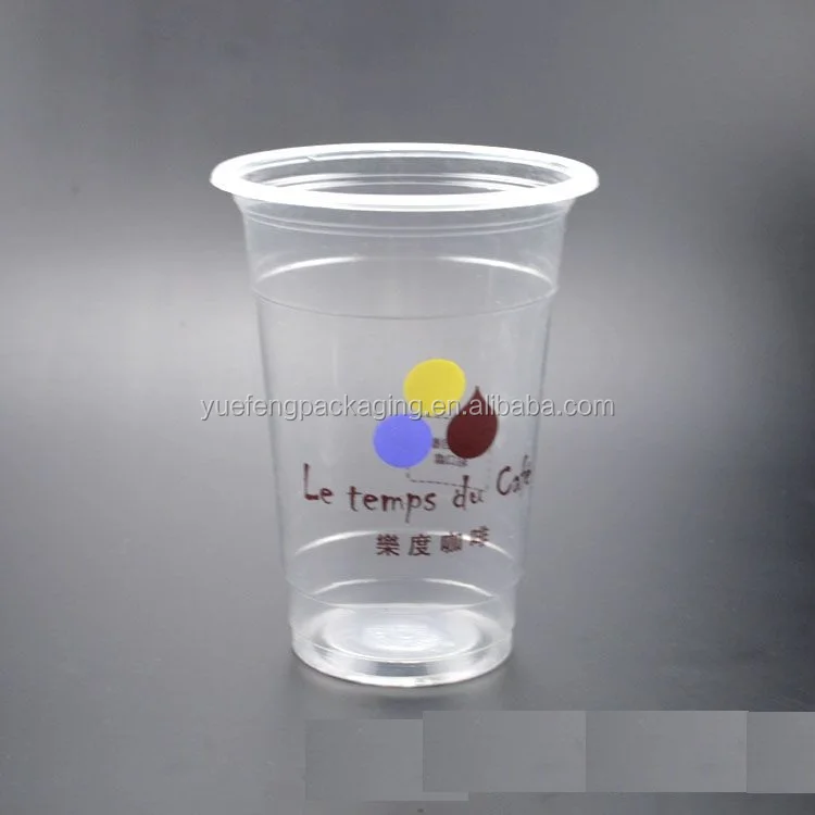 16oz 600ml Custom Disposable Clear Pp Plastic Juice Cups With Dome Lids Cup Handle Personalized 16oz 600ml Custom Disposable Clear Pp Plastic Juice Cups With Dome Lids Cup Handle Personalized