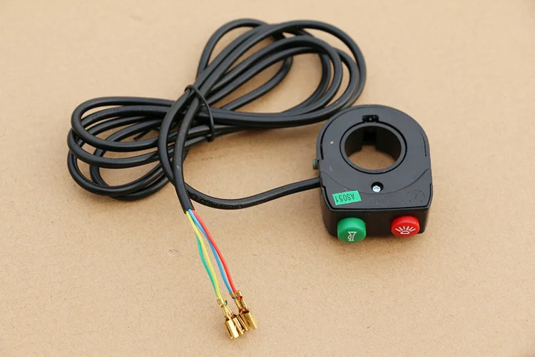 Universal Ebike Headlight Switch Front Light Switch Horn Switch For