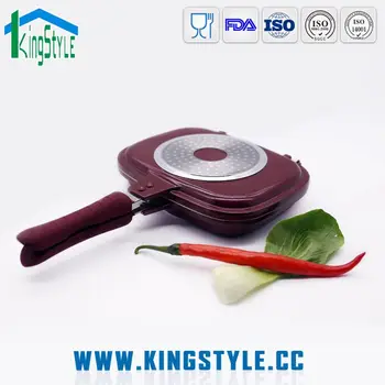 double sided frying pan