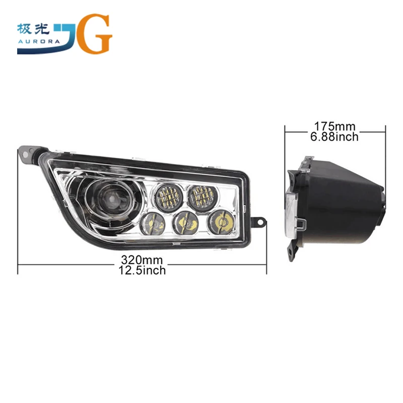 Auto Utv Led Headlight Accessories Polaris Rzr 1000 Xp Parts High Low