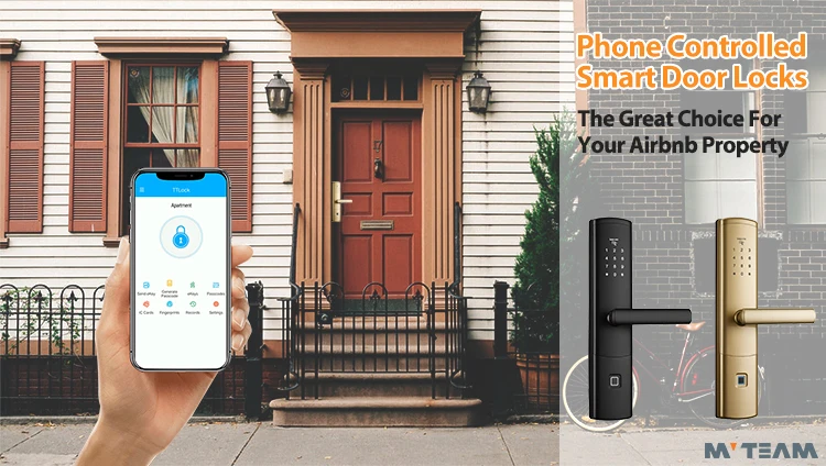 Smart Bio Fingerprint Automatic Home Security Wireless Wifi Office