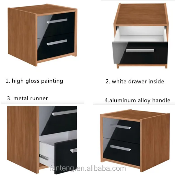 Classic 3 Drawers Kd Melamine Chest Of Drawer Home Living Room