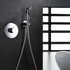 ステンレス鋼トイレ浴室ハンドヘルド圧注キットビデスプレーセットシャワーヘッド shattaf ジェット & ホルダー & ホース