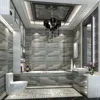 High class villa master bathroom wall and floor polished atlantic blue marble