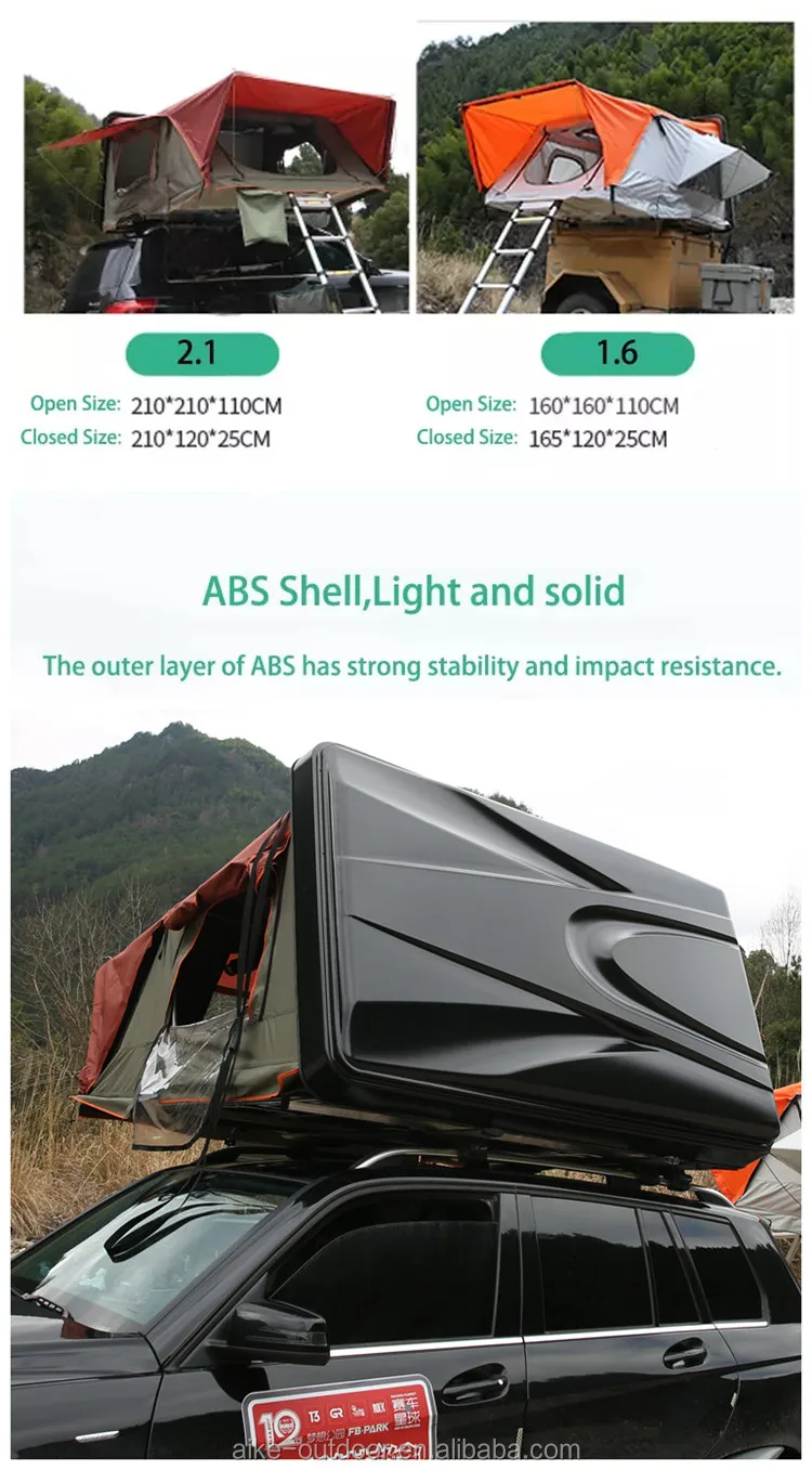 Oem Famous Brand 4x4 Accessories 4wd Truck Hard Shell Roof Top Tent 4x4 