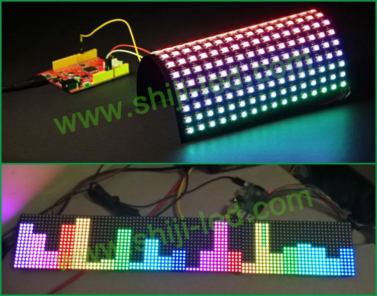 Programmable flex led display. Programmable flex led display