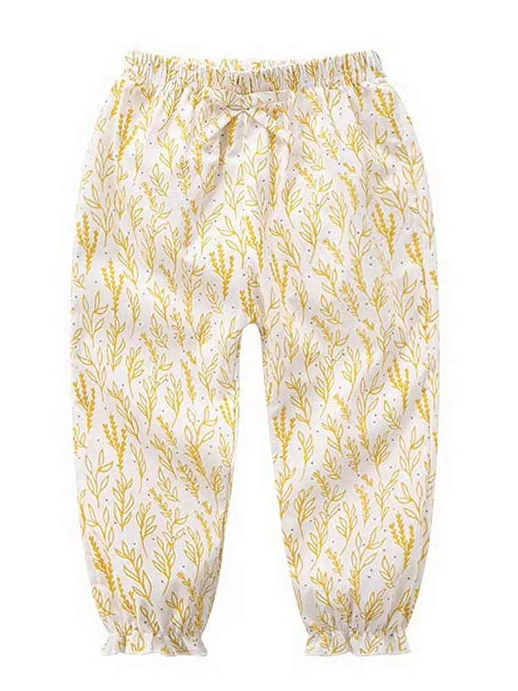 Gentle Meow Comfortable Soft Childrens Trousers Light Blue and White