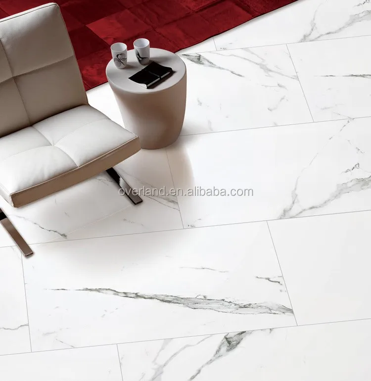 Big slab china supplier Carrara marble porcelain floor tiles