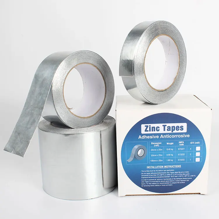 25mmx20mtr Adhesive Anticorrosive Zinc Tapes Buy Anticorrosive Zinc