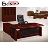 Factory wholesale price office furniture wooden L shape executive office table design