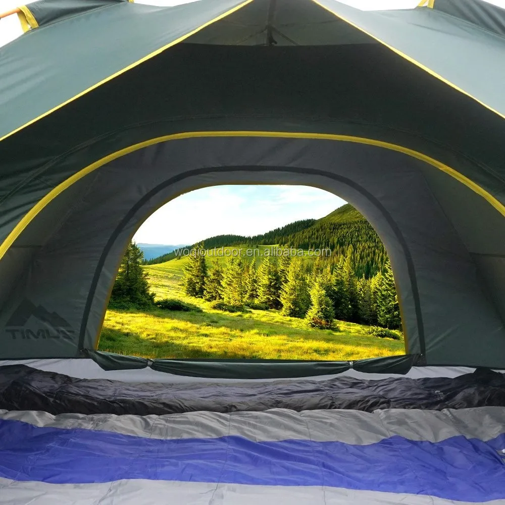 Woqi Tent For Camping 25 Person Waterproof Dome Shelter Family Cabin Automatic Backpacking Tent