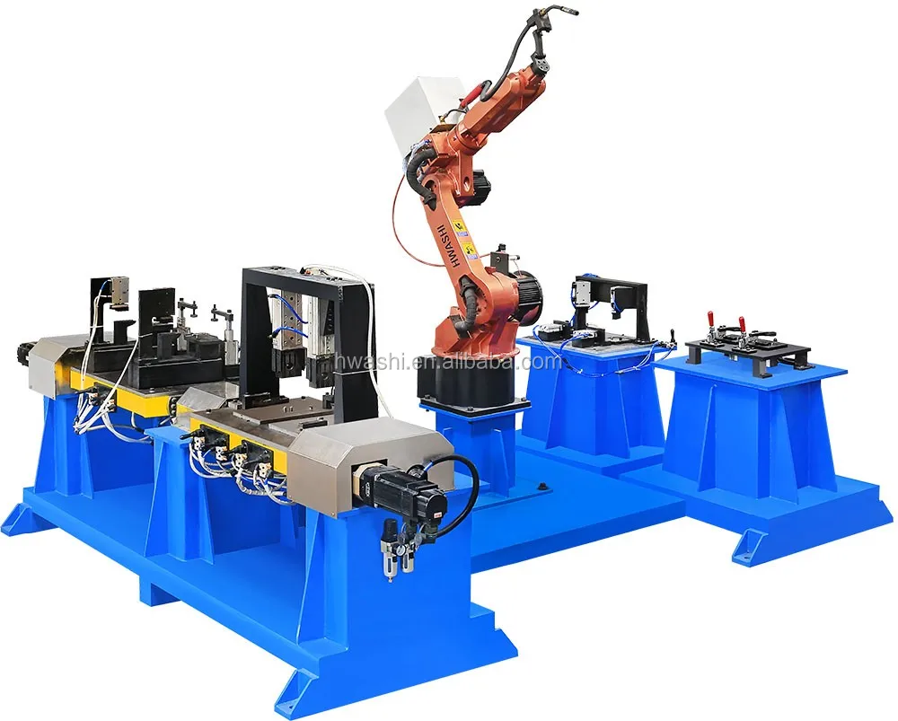 Hwashi 6 Axis Auto Industry Parts Mig Welding Robot With Panasonic Mig Welder Buy Welding