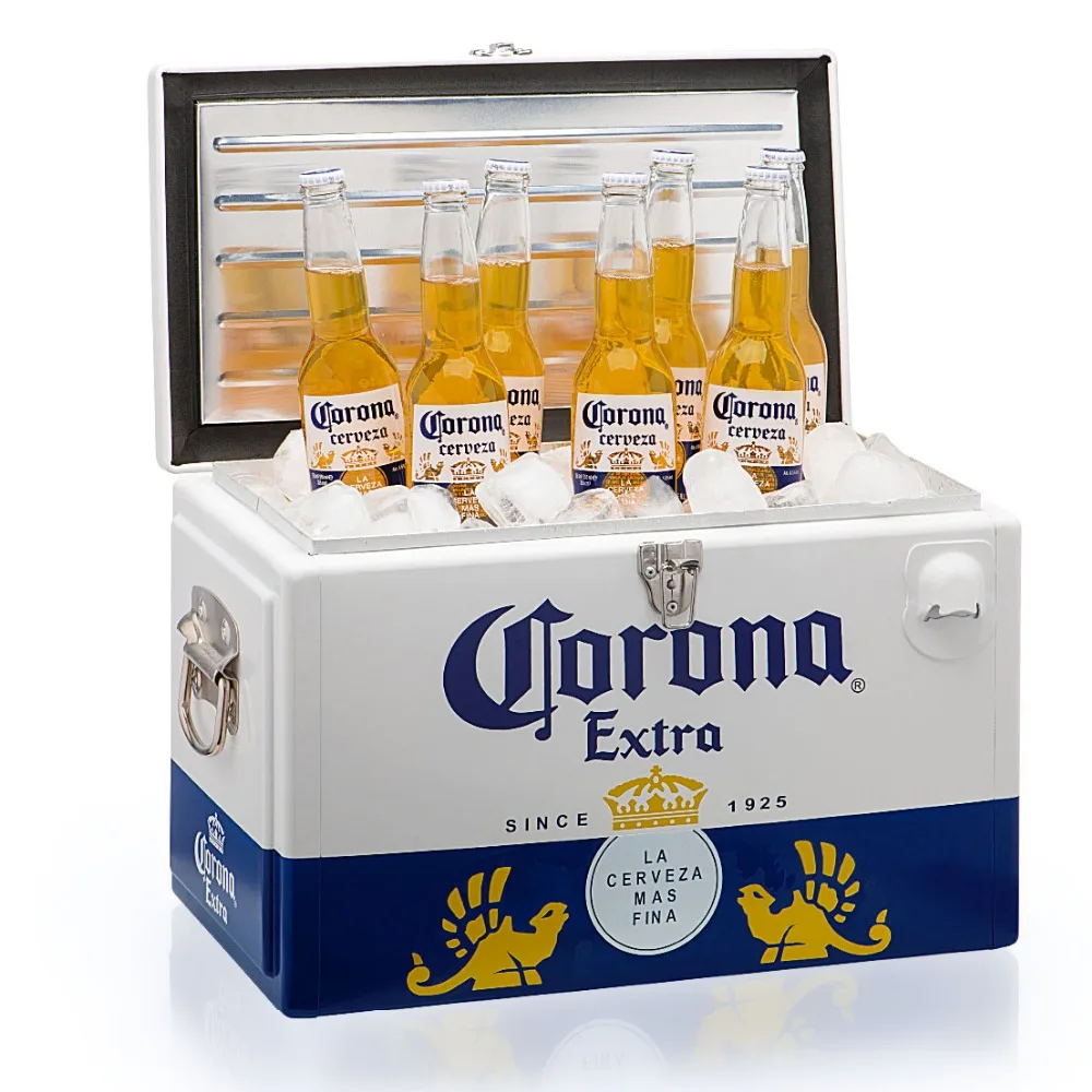 Metal Cool Corona Extra Retro Beer 
