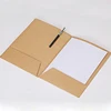 A4 expanding plain paper file with business card pocket file Folder For A4 file