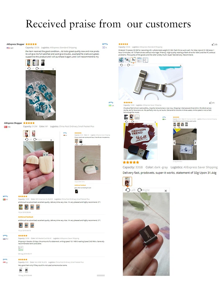 Colorful Custom Promotional Metal USB Key 16GB pendrive 32GB 64gb 4gb usb flash drives 128gb pen drive with key ring - ANKUX.COM