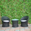 All Weather Wicker Patio Furniture Outside Rattan Garden Dining Table and Chairs set