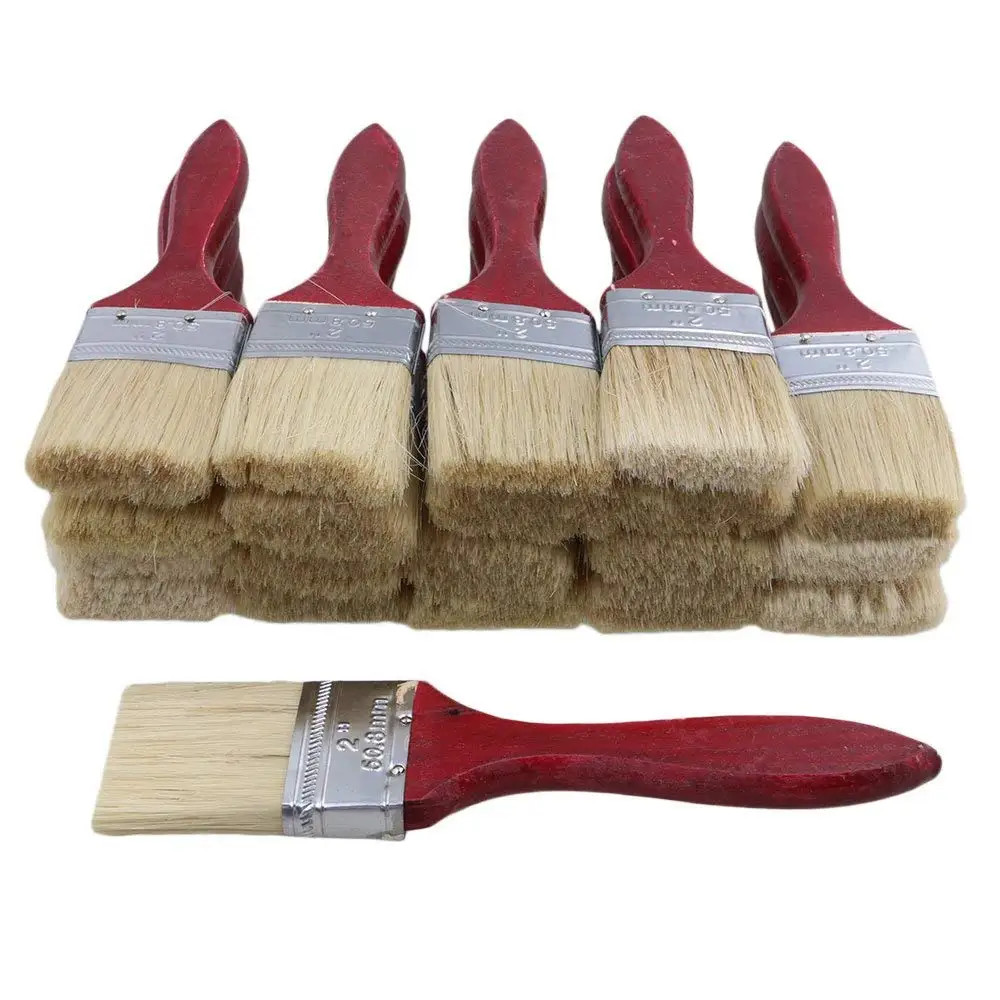 Silk brush. Paint Brush Wooden. Blender Wood Brush.