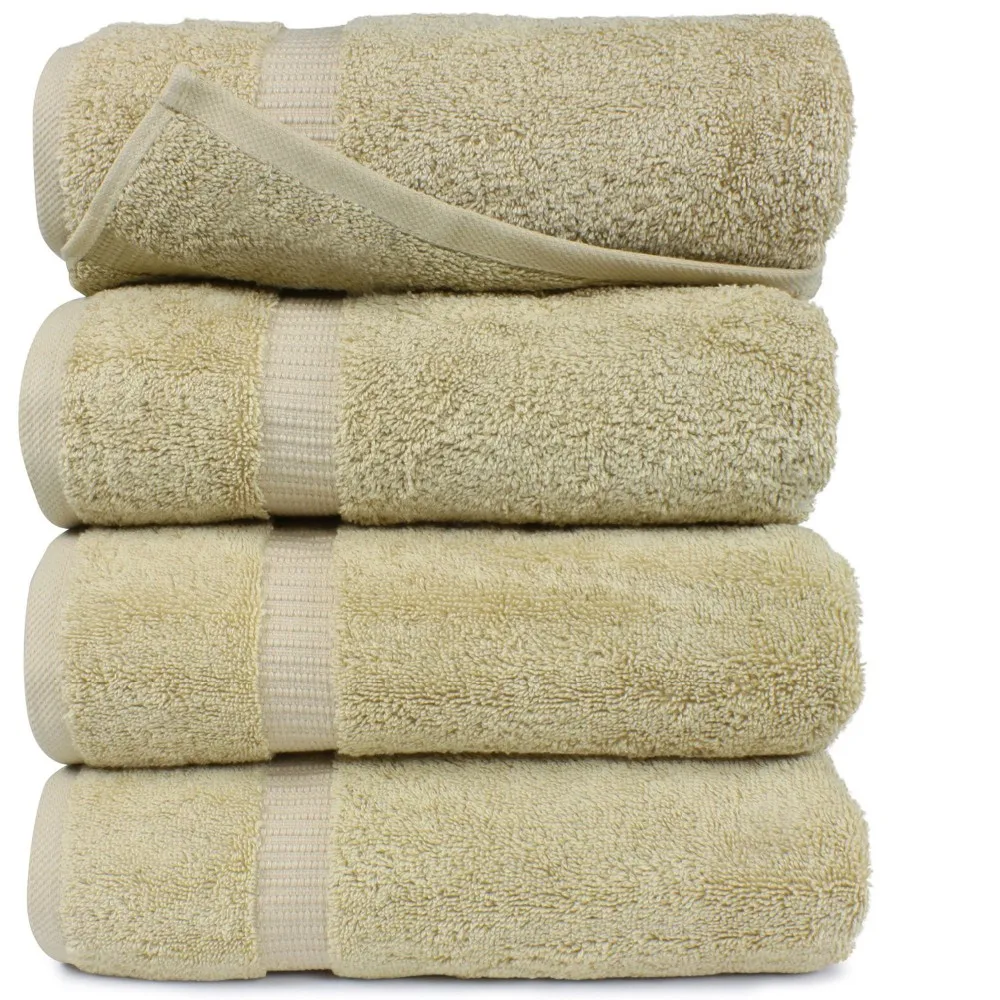 ASAB 8 pcs Bale Ensemble de serviettes 100% Coton Main Bain Visage Serviettes de bain feuille