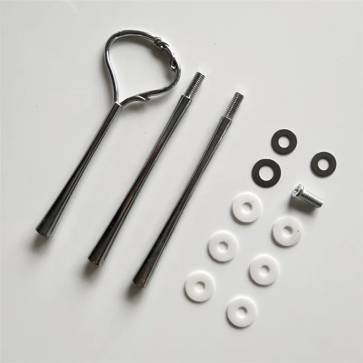 Cake stand handles and fittings cake plate stand hardware