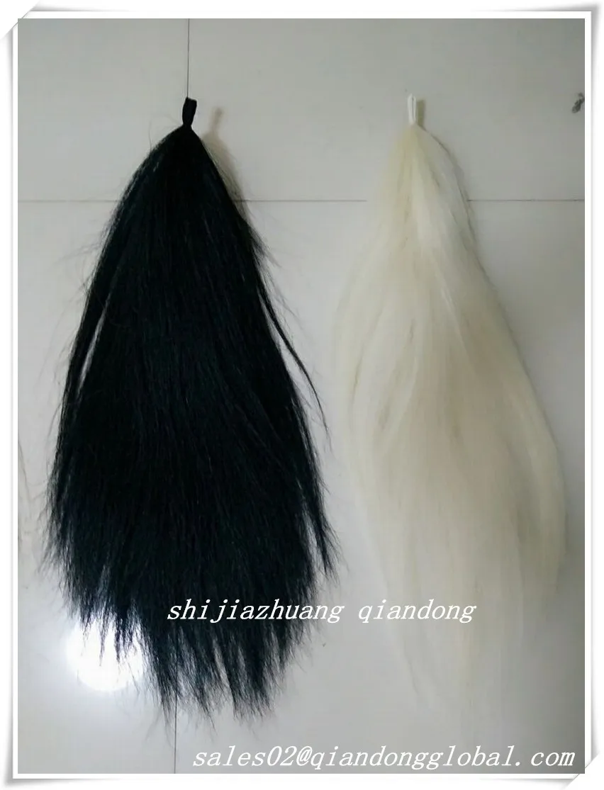 black horse hair extension