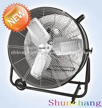 24inch 30inch 36inch Unique Round Industrial Floor Fan With Wheels