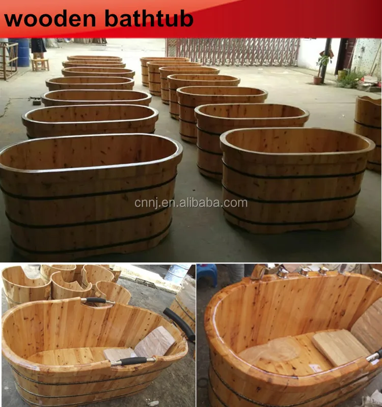 Foshan Ningjie Wooden Bathtub Freestanding Cedar Wood Bathtub Buy Wood Bath Tub Bathtub