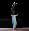Rainbow Huntsman Knife,Outdoor CS GO Hunting Knives Wholesale