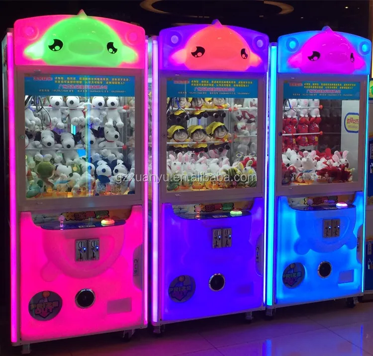 New coin pusher luxurious happy dolphin II toy crane claw catcher machine for sale