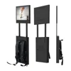 New portable human walking backpack billboard LCD digital programmable for advertising