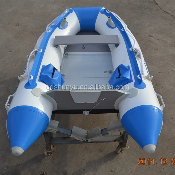 Electric Boat 2.7m Folding Inflating Fishing Boat With Electric Motor