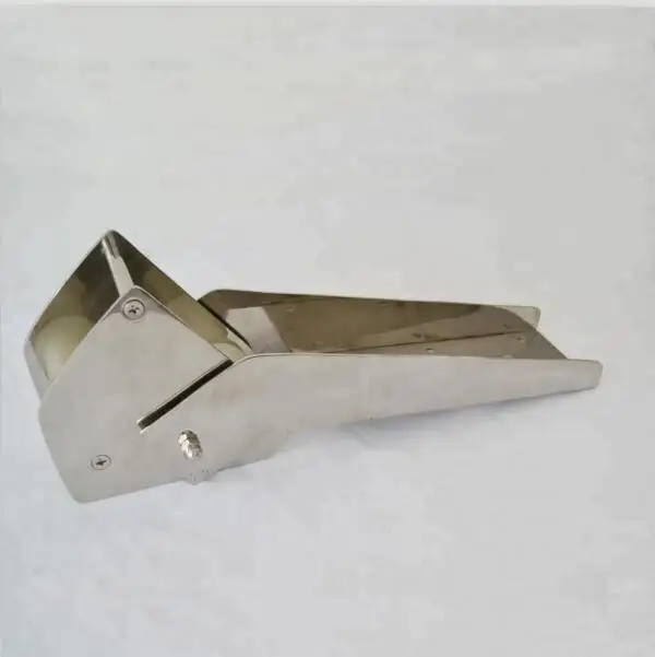 Stainless steel mirror polish bow roller with nylon wheel